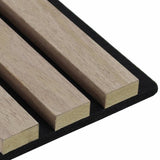 Kraus acoustic wall panel chestnut wood veneer 2.4m, imported from the UK