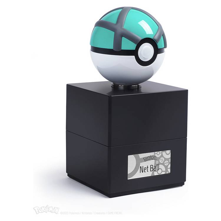 The Wand Company die-cast Pokémon Net Ball replica, imported from the UK