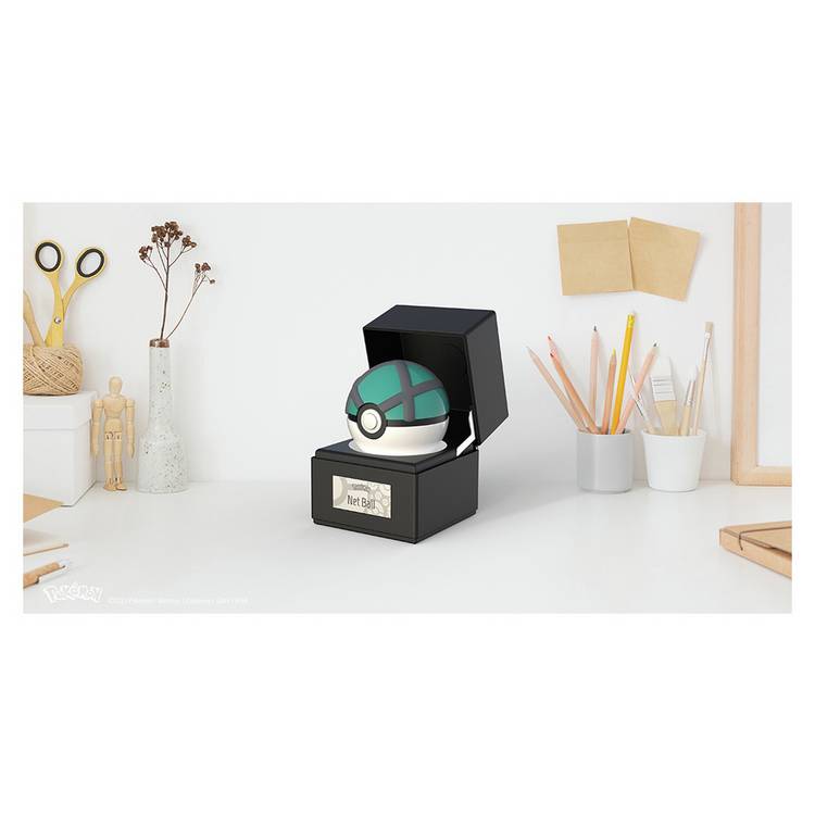 The Wand Company die-cast Pokémon Net Ball replica, imported from the UK