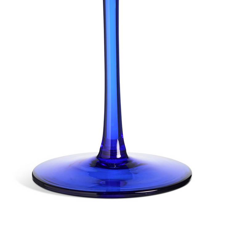 Habitat blue stem wine glasses set of 4, imported from the UK