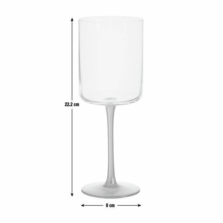 Habitat blue stem wine glasses set of 4, imported from the UK
