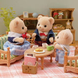 Sylvanian Families Biscuit Bear Family playset - British product