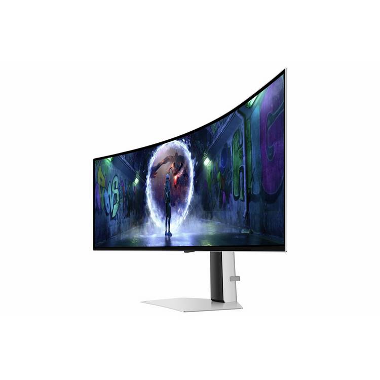 Samsung 49-inch OLED curved gaming monitor 240Hz Dual QHD (British brand)