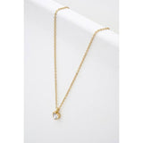 Ted Baker Hannela crystal heart pendant necklace yellow gold (British brand)