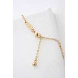 Ted Baker Hannela crystal heart pendant necklace yellow gold (British brand)