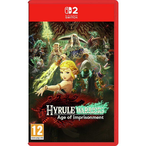 Hyrule Warriors Age of Imprisonment Switch 2 game, imported from the UK