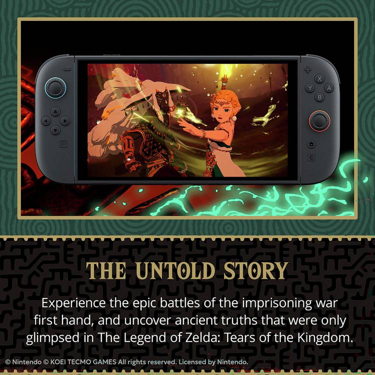 Hyrule Warriors Age of Imprisonment Switch 2 game, imported from the UK