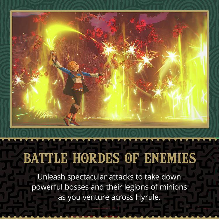 Hyrule Warriors Age of Imprisonment Switch 2 game, imported from the UK