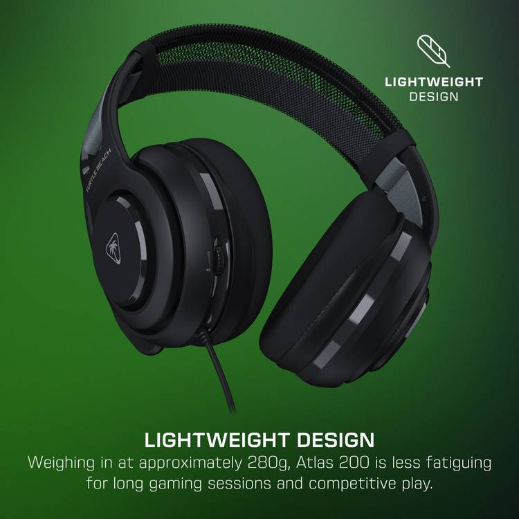 Turtle Beach Atlas 200 gaming headset black (British brand)