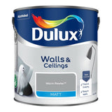 Argos Dulux Walls & Ceilings Matt Paint Warm Pewter 2.5L- Buy online at McGrocer