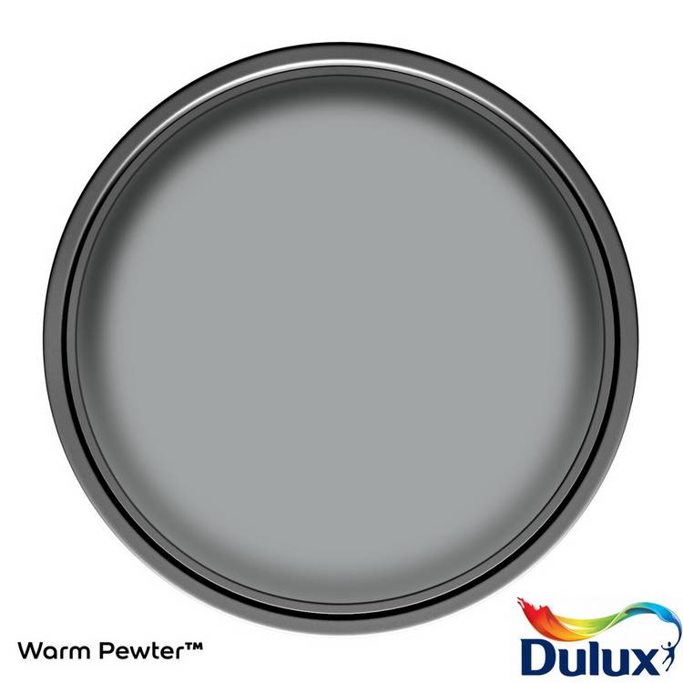 Dulux matt paint Warm Pewter 2.5L, imported from the UK