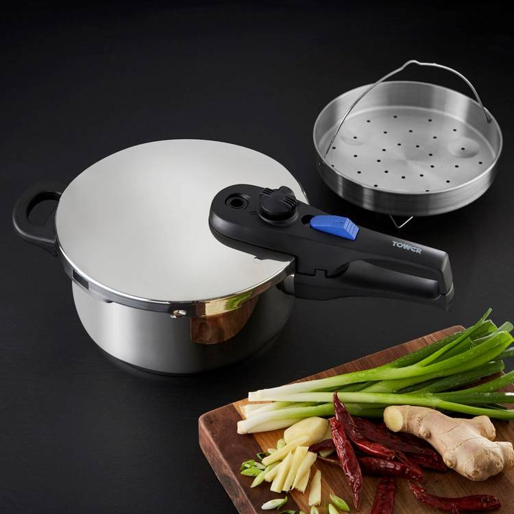 Tower stainless steel pressure cooker 4 litre (British brand)