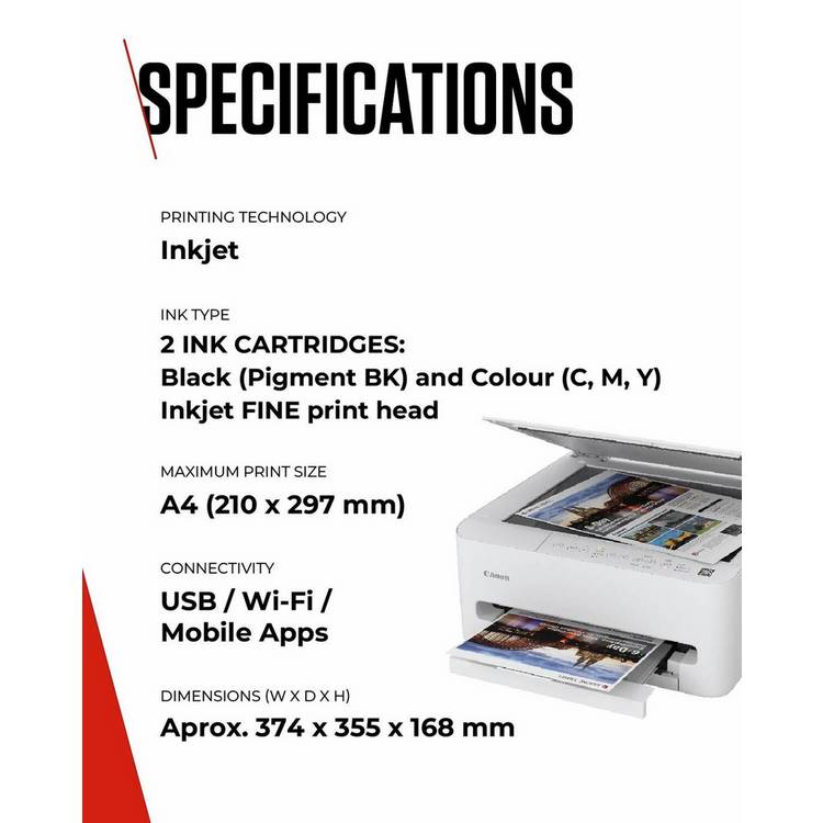 Canon PIXMA TS4150i wireless inkjet printer, imported from the UK