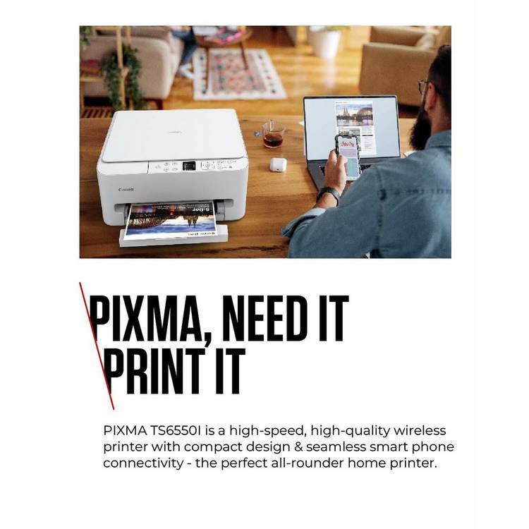 Canon PIXMA TS6550i inkjet printer, UK version