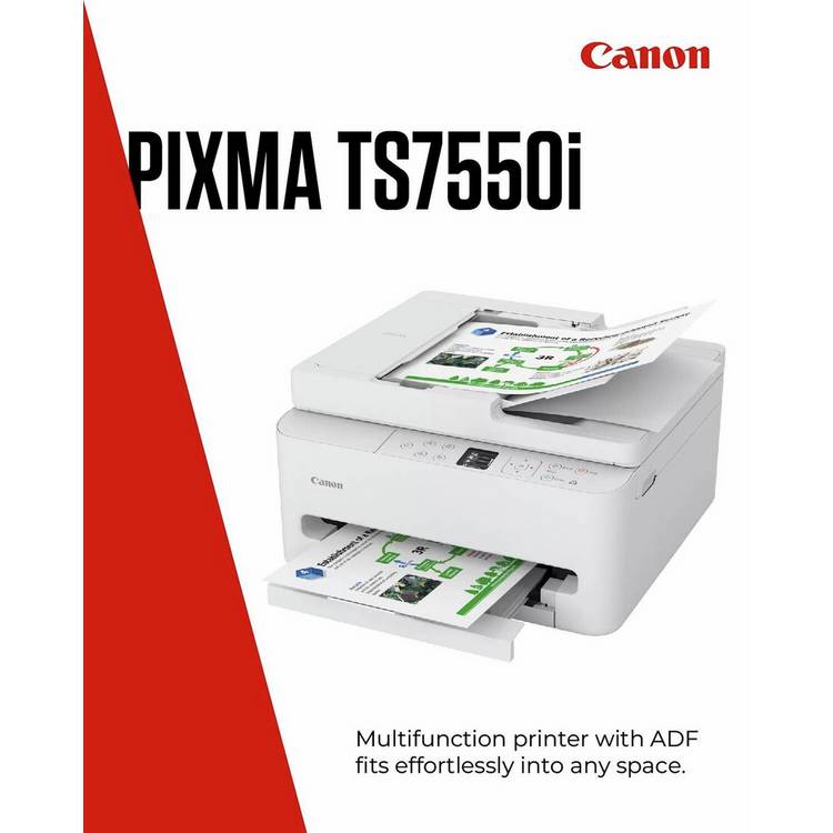Canon PIXMA TS7550i wireless inkjet printer, imported from the UK