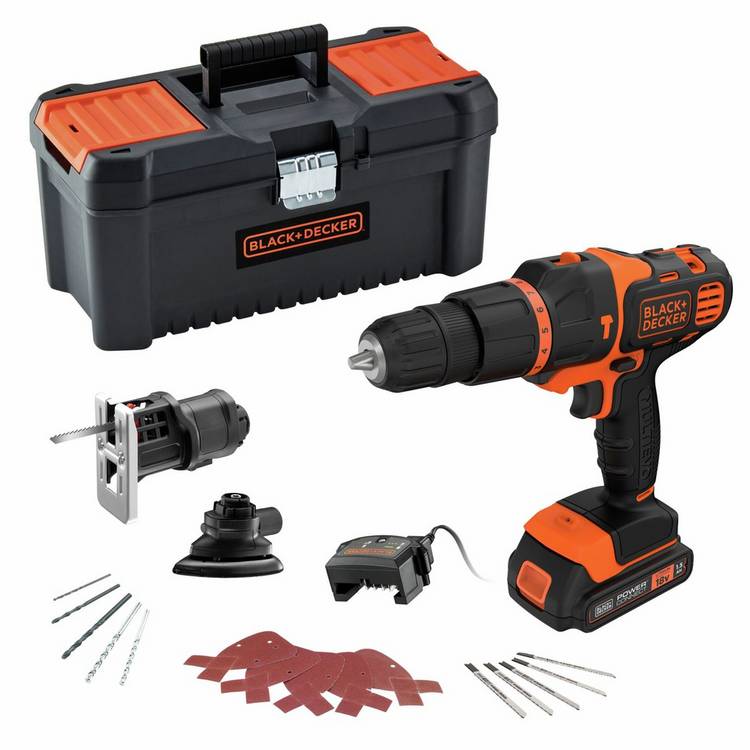Black+Decker MultiEvo 18V cordless multi-tool kit (British brand)