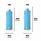 Ninja Thirsti travel bottle Tropical Blue 530ml (British brand)