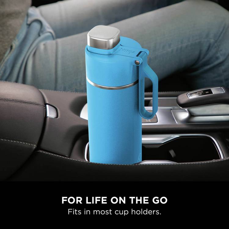 Ninja Thirsti travel bottle Tropical Blue 530ml (British brand)