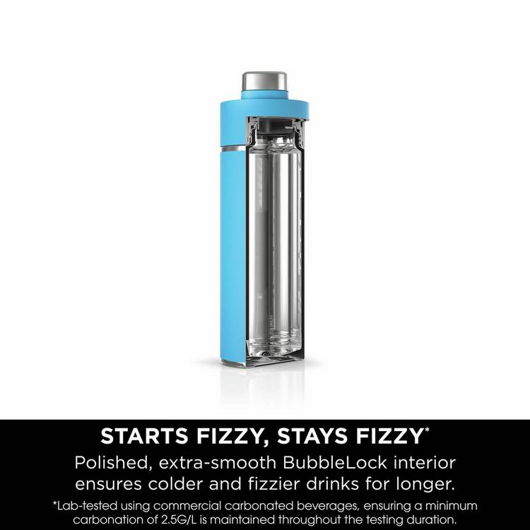 Ninja Thirsti travel bottle Tropical Blue 530ml (British brand)