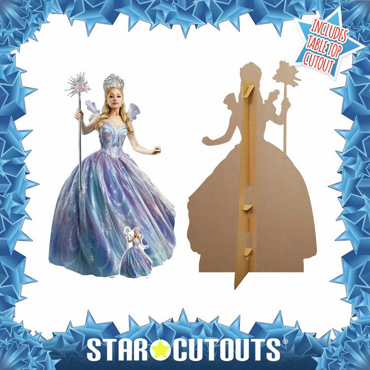 Universal Wicked Glinda cardboard cutout 60 inch, imported from the UK