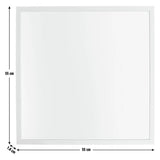 Home Essentials wall mirror white square 55x55cm, UK version