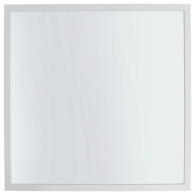 Home Essentials wall mirror white square 55x55cm, UK version