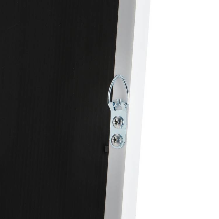 Home Essentials wall mirror white square 55x55cm, UK version