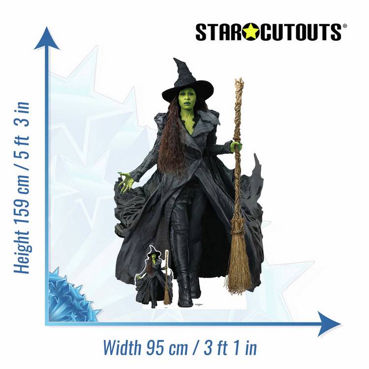Universal Elphaba life-size cutout 62 inch - British product
