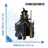 Universal Elphaba life-size cutout 62 inch - British product
