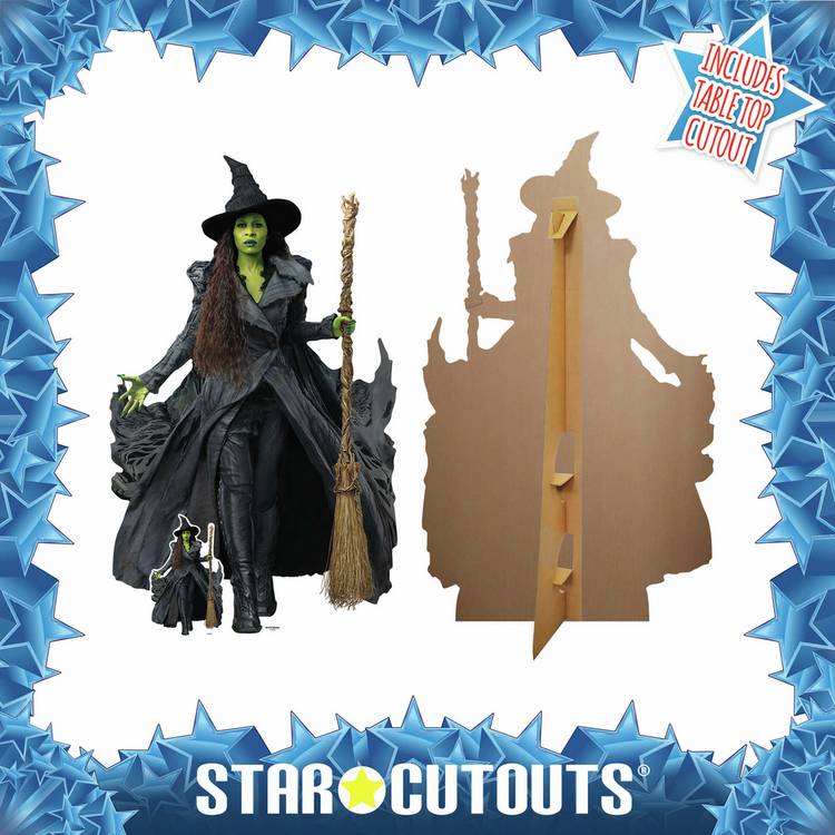 Universal Elphaba life-size cutout 62 inch - British product