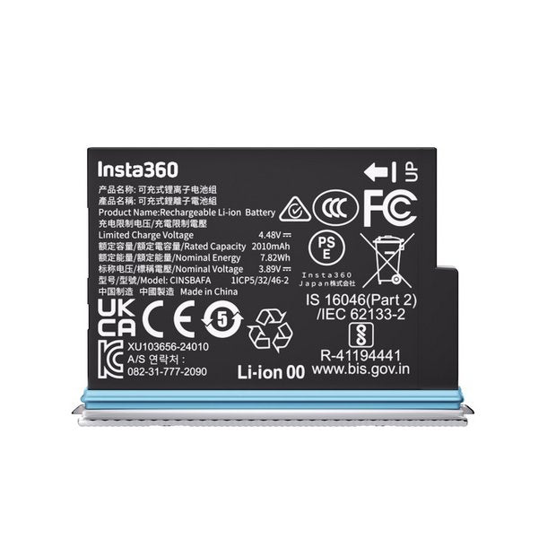 Insta360 X4 action camera battery 2290mAh, imported from the UK