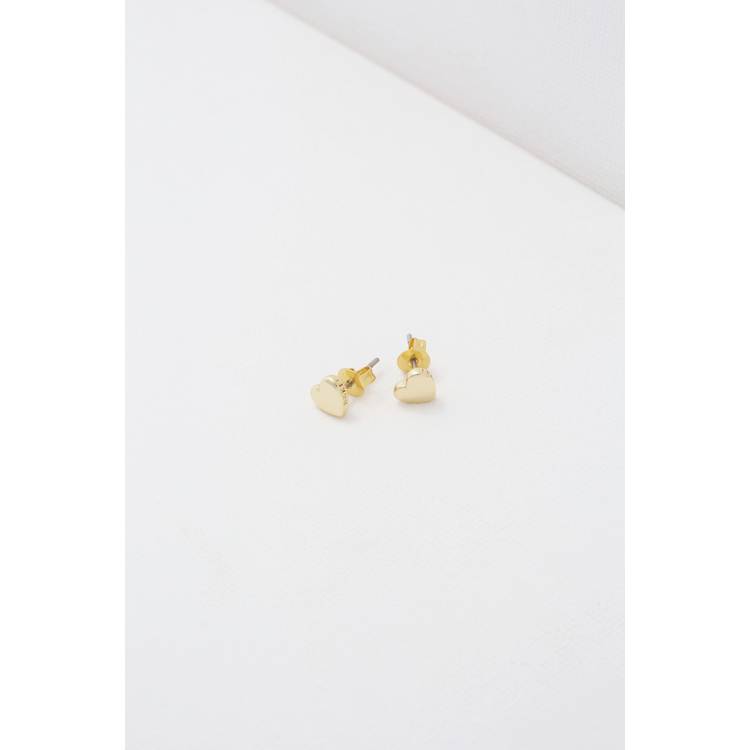 Ted Baker tiny heart stud earrings gold tone jewellery imported from the UK