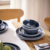 Argos Home stoneware dinner set charcoal 12 piece, UK version