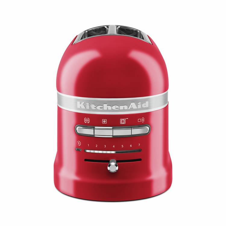 KitchenAid Artisan 2 slice toaster Empire Red, imported from the UK