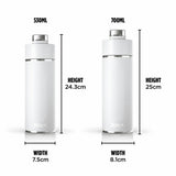 Ninja Thirsti travel bottle White 530ml, UK version