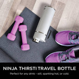 Ninja Thirsti travel bottle White 530ml, UK version