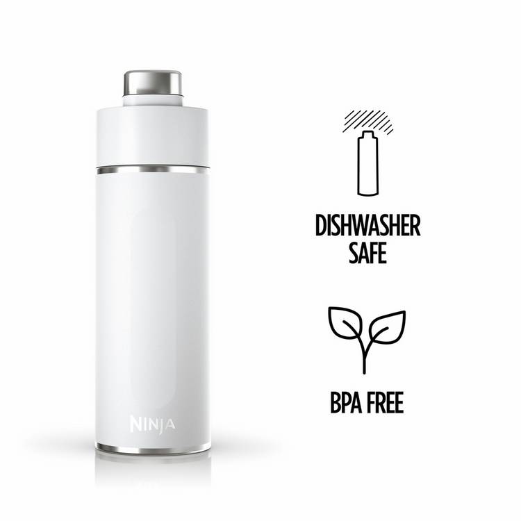 Ninja Thirsti travel bottle White 530ml, UK version