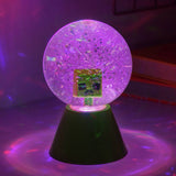 Minecraft Creeper glitter ball LED light 17cm (British brand)