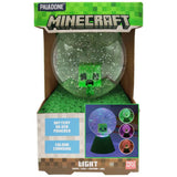 Minecraft Creeper glitter ball LED light 17cm (British brand)