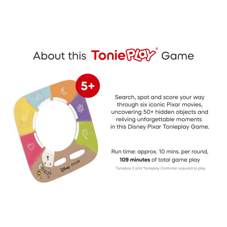 tonies Tonieplay Disney Pixar Scene Searchers game - British product