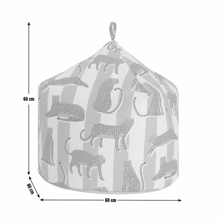 Habitat Scion indoor outdoor bean bag Lionel leopard print, imported from the UK