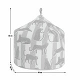 Habitat Scion indoor outdoor bean bag Lionel leopard print, imported from the UK