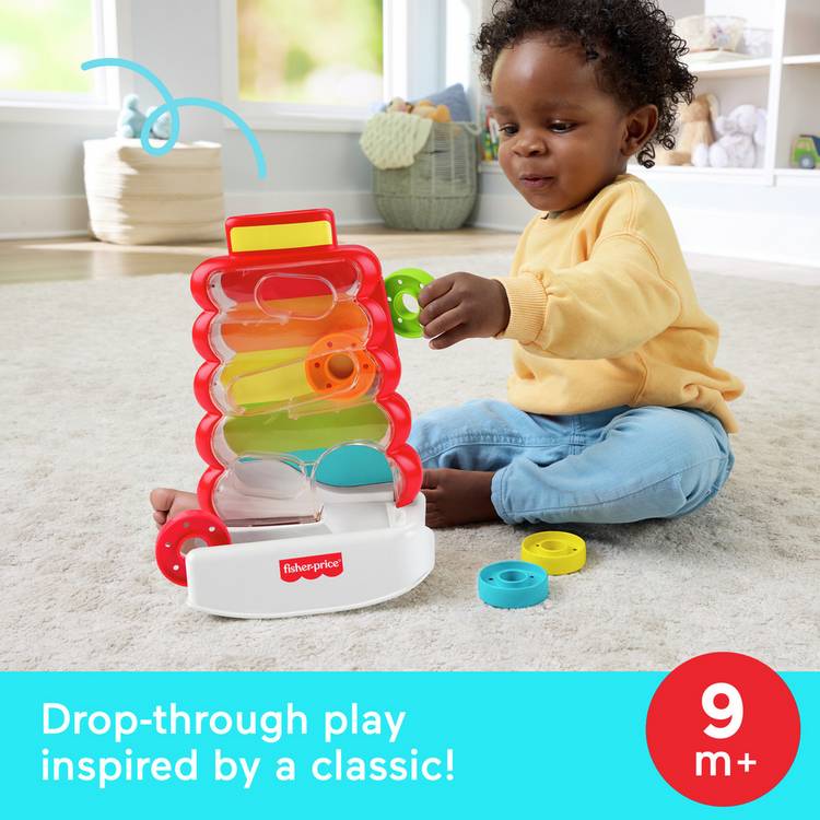 Fisher Price Drop Through Rock-a-Stack baby toy - British product