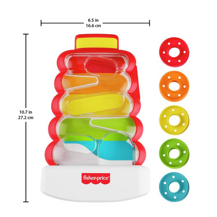 Fisher Price Drop Through Rock-a-Stack baby toy - British product