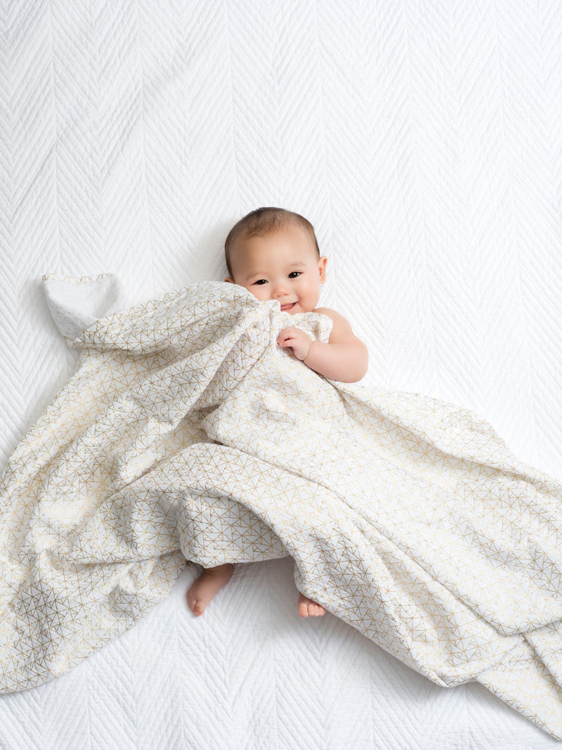 aden + anais white large cotton muslin blankets 3 pack, UK version