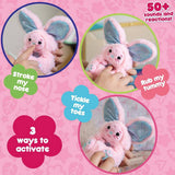 Curlimals Flora Plushie Pal interactive bunny (British brand)