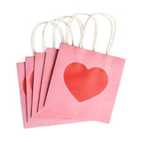 Argos Home heart paper bags pack of 5 (British brand)