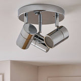 Argos Home 3-light bathroom spotlight chrome finish (British brand)