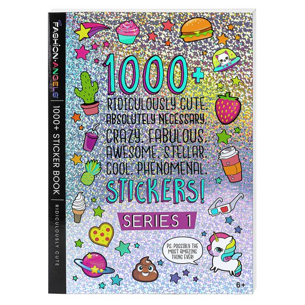 Fashion Angels sticker book 1000+ cute stickers 40-page, UK version