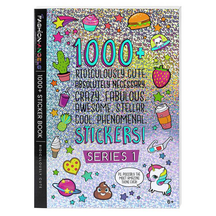 Fashion Angels sticker book 1000+ cute stickers 40-page, UK version